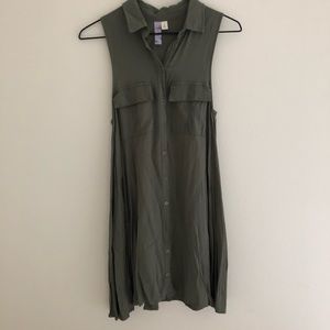 FRANCESCAS OLIVE SHIFT DRESS